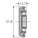 Typ 3507 - obciążenie do 82 kg na parę, wysuwane w 100+%